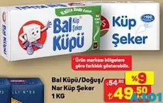 BALKÜPÜ / DOĞUŞ / NAR KÜP ŞEKER 1 KG fiyat ve kampanya bilgisi